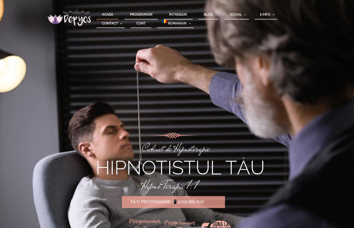 Terapia Depyos Hypnotherapy - Alege un hipnoterapeut din orașul tău!