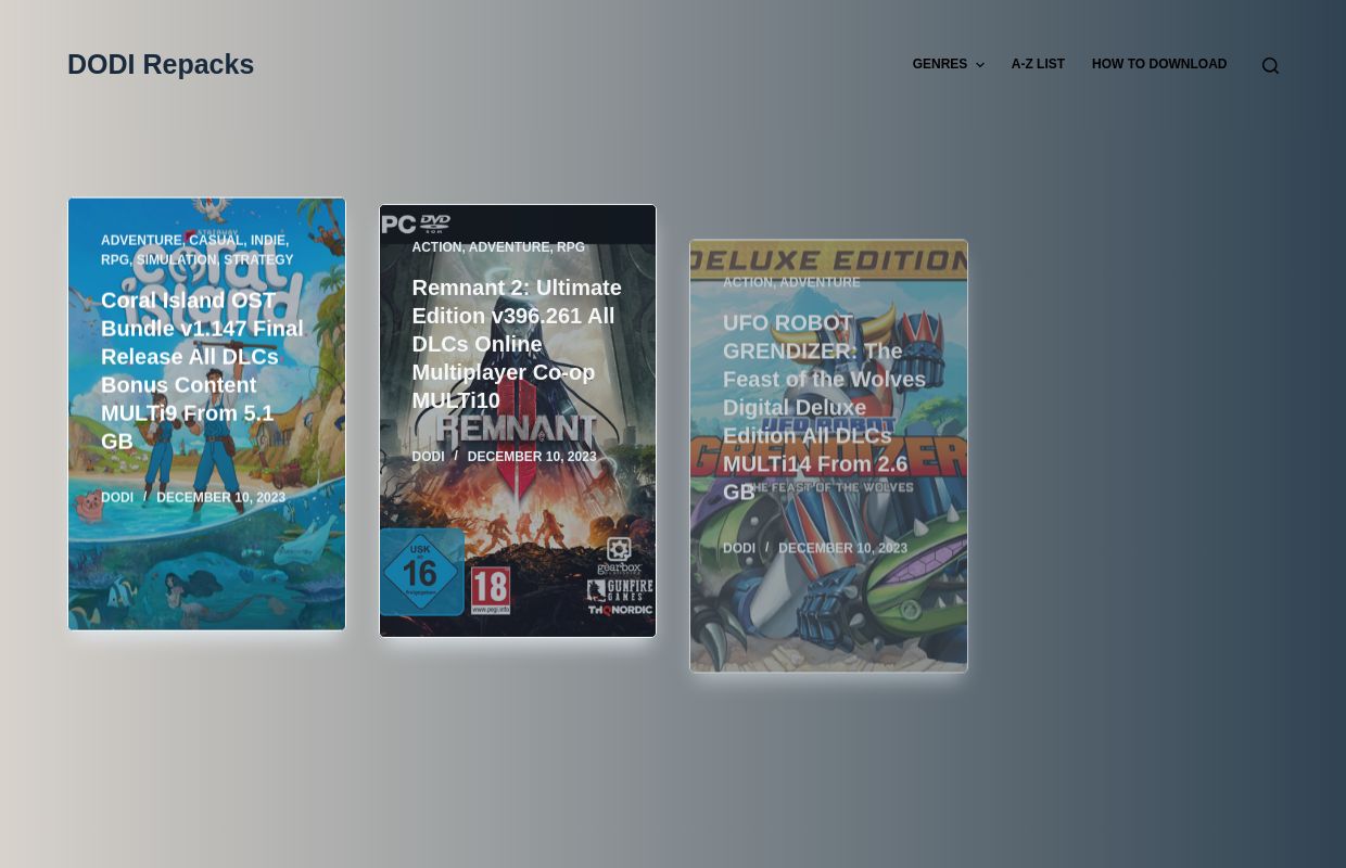 DODI Repack - Free Download Repacked PC Games