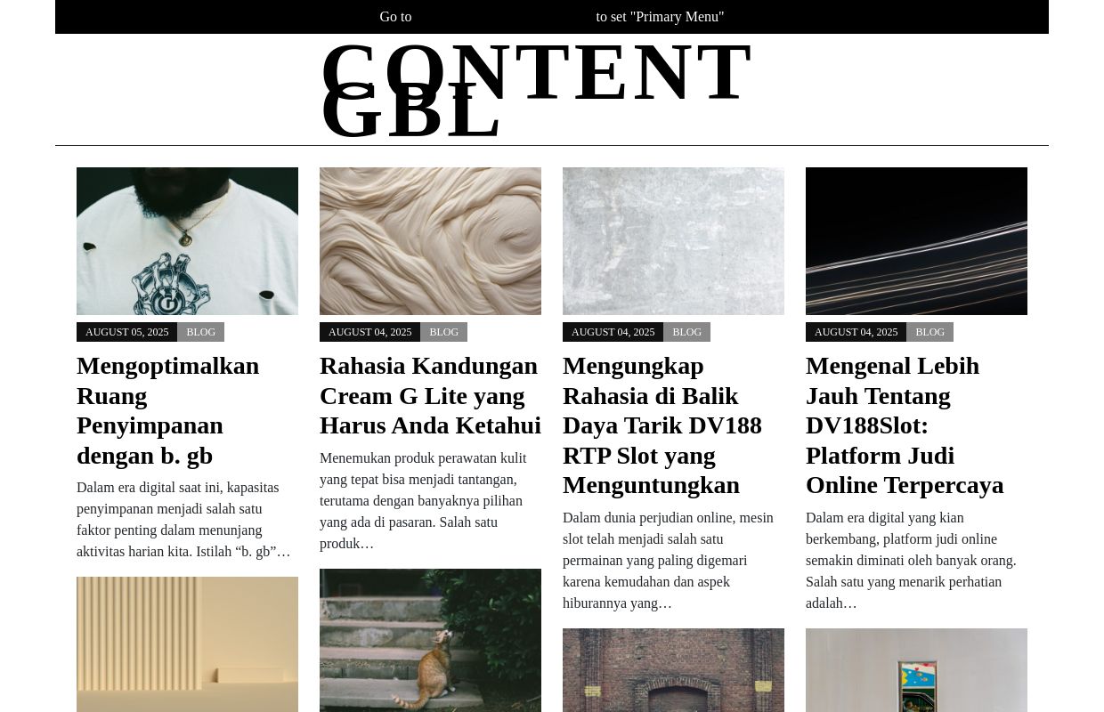 content gbl - program dasar