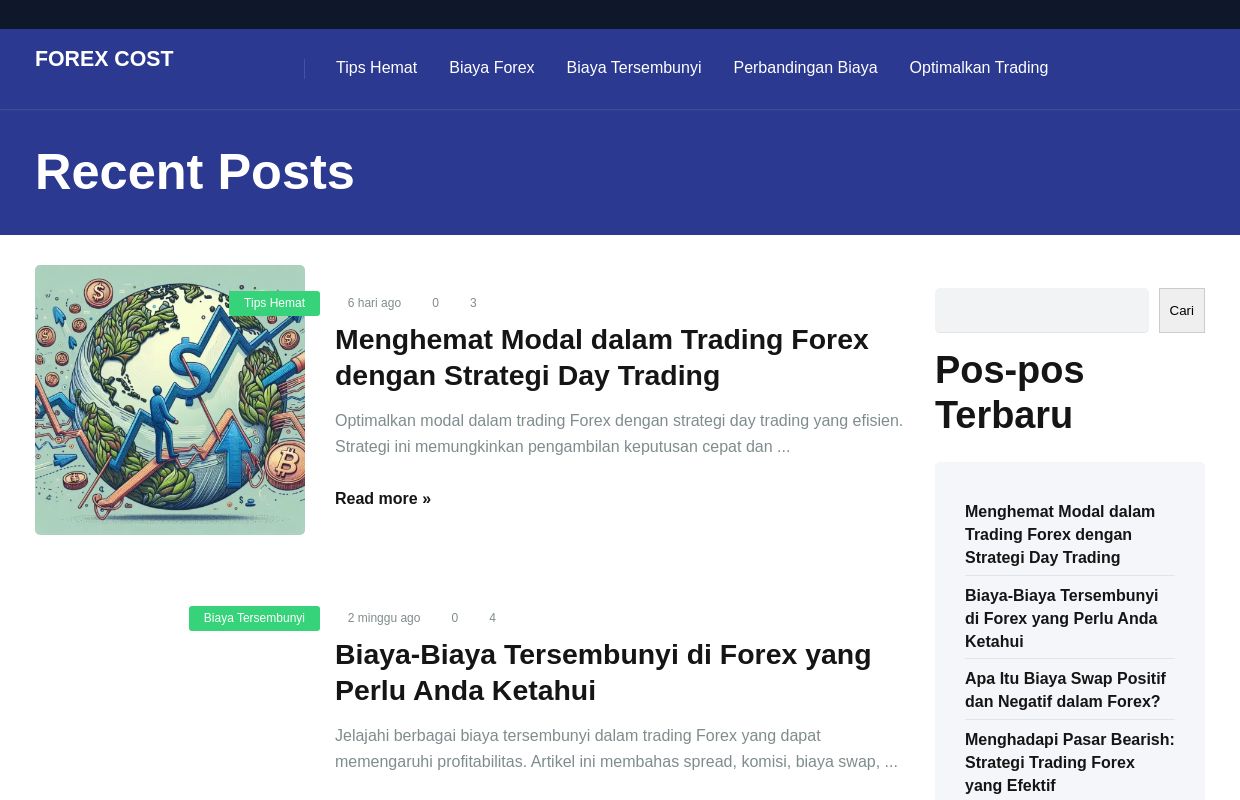Forex Cost » Optimalkan Trading Anda