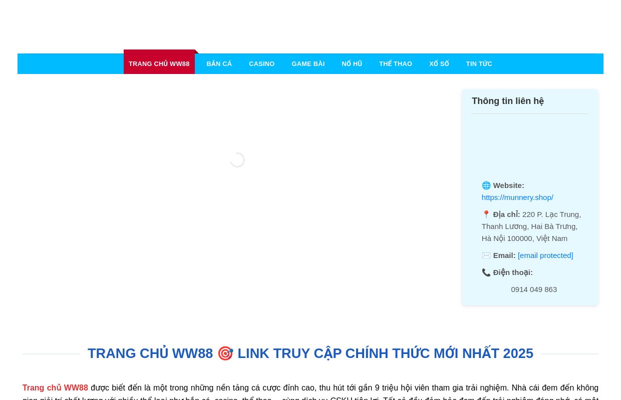 Trang chủ WW88 - Nhà Cái Đỉnh Cao, Trả Thưởng Xanh Chín Hàng Đầu