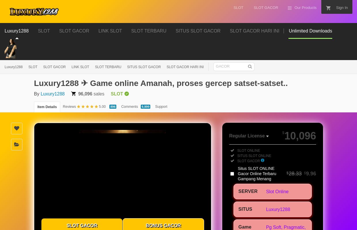 Luxury1288 ✈︎ Game online Amanah, proses gercep satset-satset..