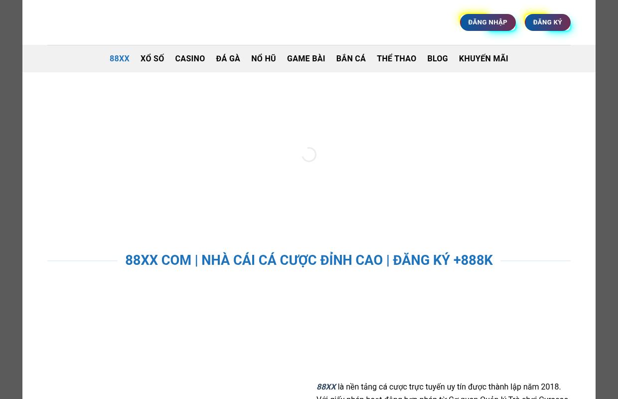 88xx Com | Nhà Cái Cá Cược Đỉnh Cao | Đăng ký +888k
