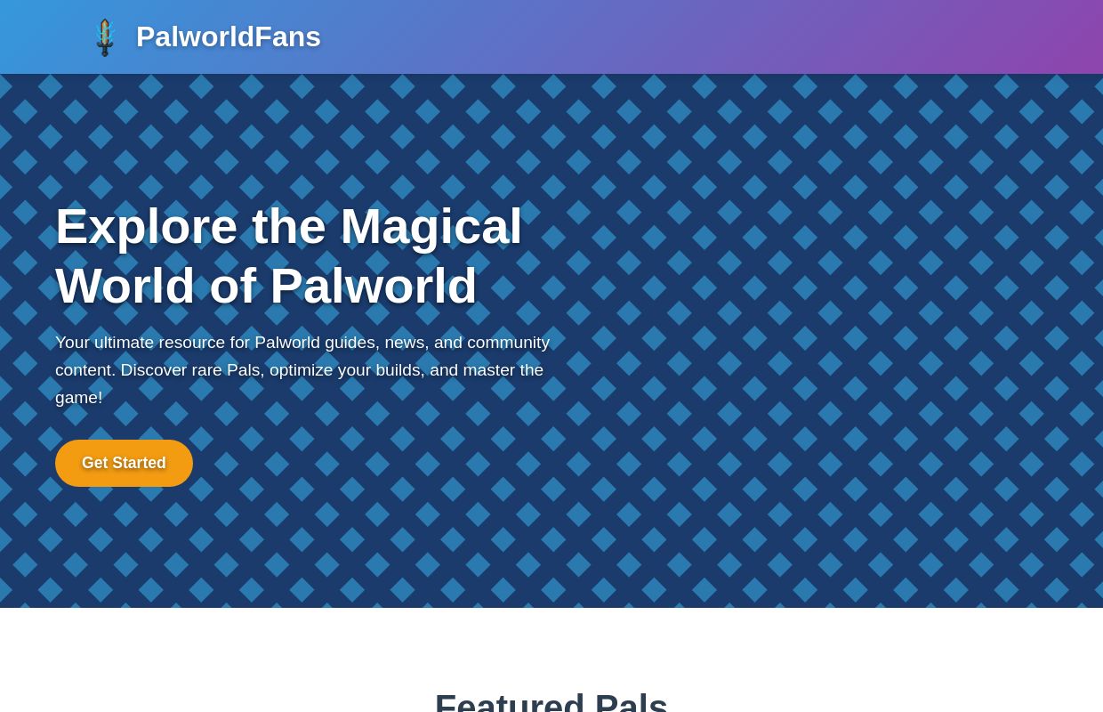 PalworldFans | Palworld Game Blog & Community