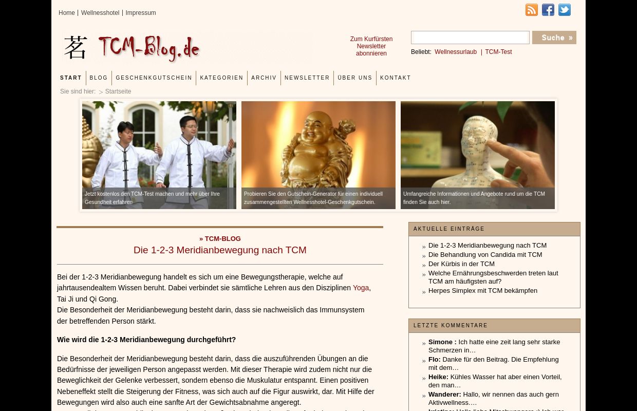TCM-Blog | Traditionelle Chinesische Medizin & Medical Wellness