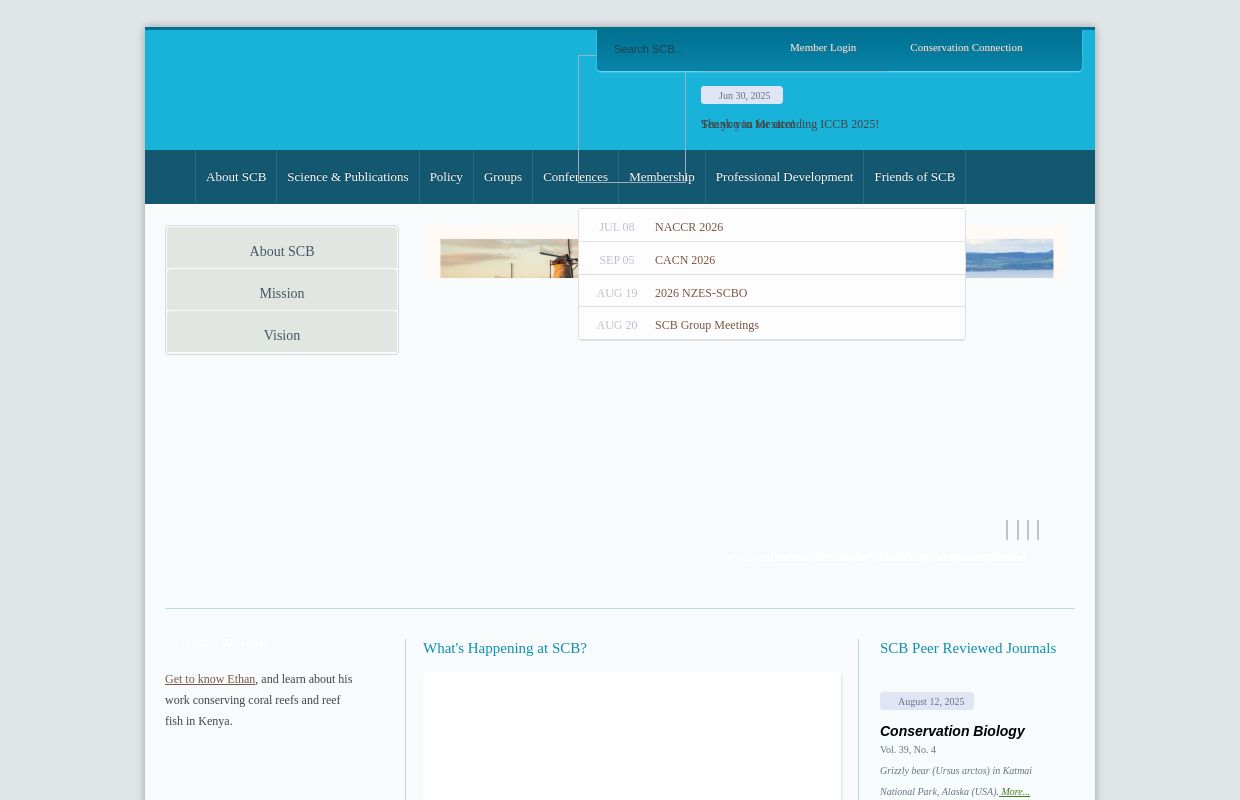 Society for Conservation Biology | Home