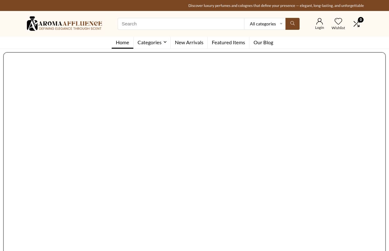 AromaAffluence – Luxury Perfumes & Colognes Online