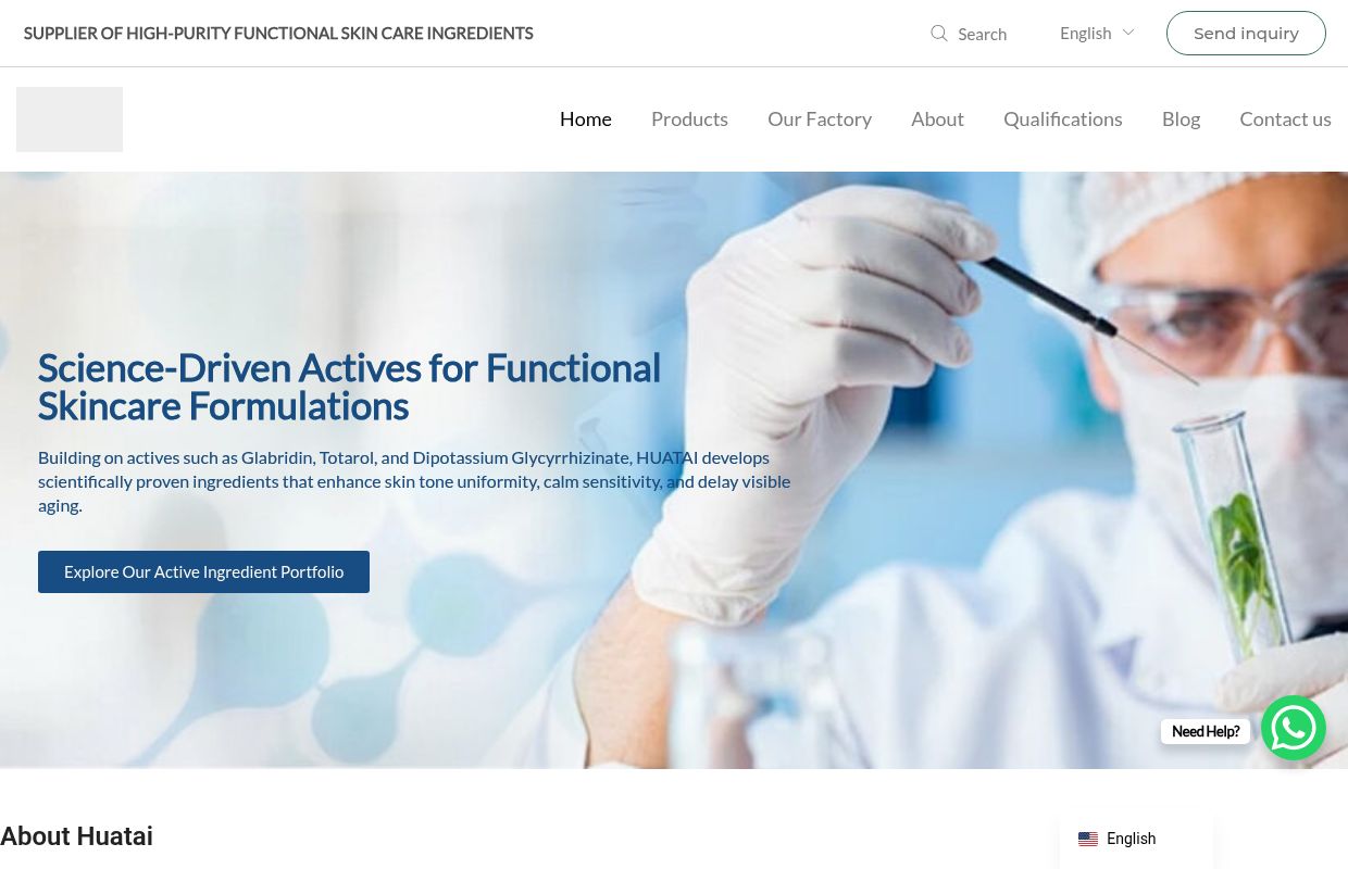 Glabridin & Active Functional Skincare Ingredients manufacturer