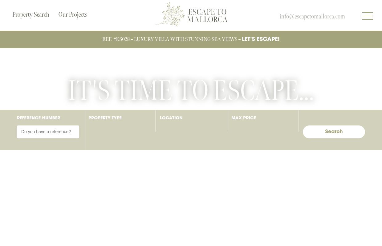 Escape to Mallorca - estate agents and real estate in the Southwest of Mallorca  | Escape to Mallorca