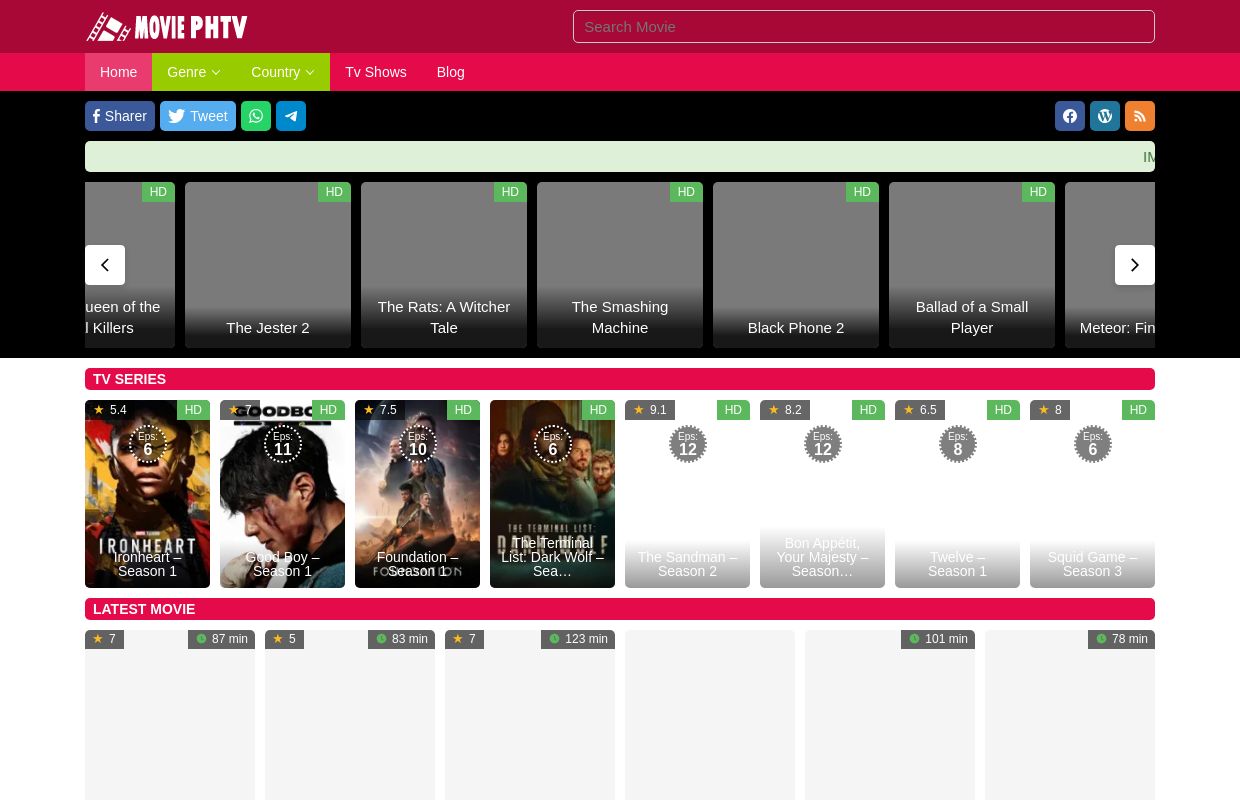 Watch Free movies Online - Moviephtv