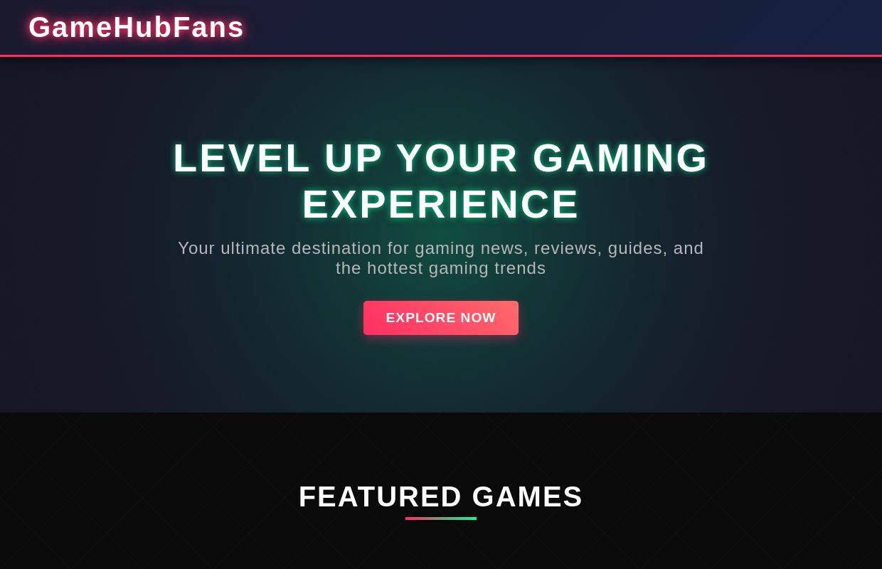 GameHubFans | All-in-One Gaming Blog Platform