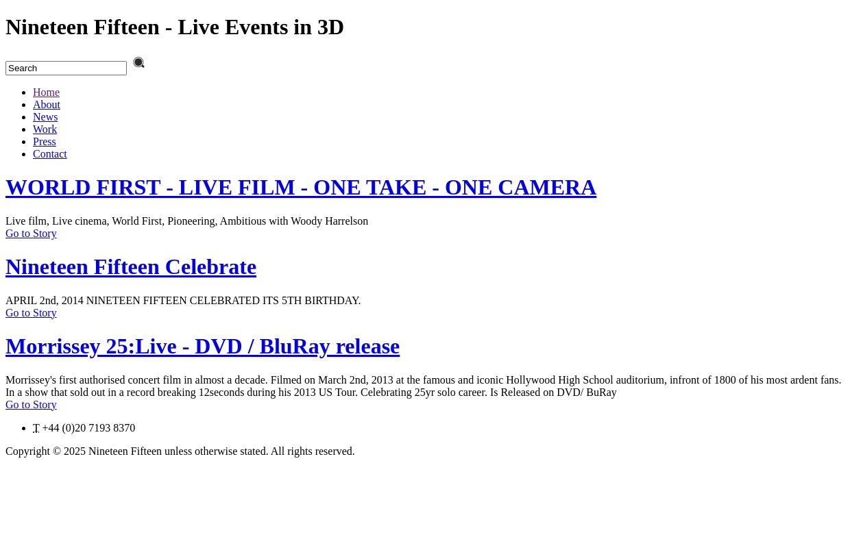 Nineteen Fifteen — Full Service Production & Consultancy