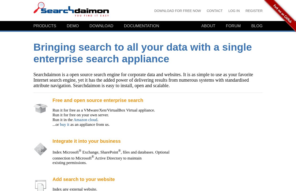 Searchdaimon Open Source Enterprise Search
