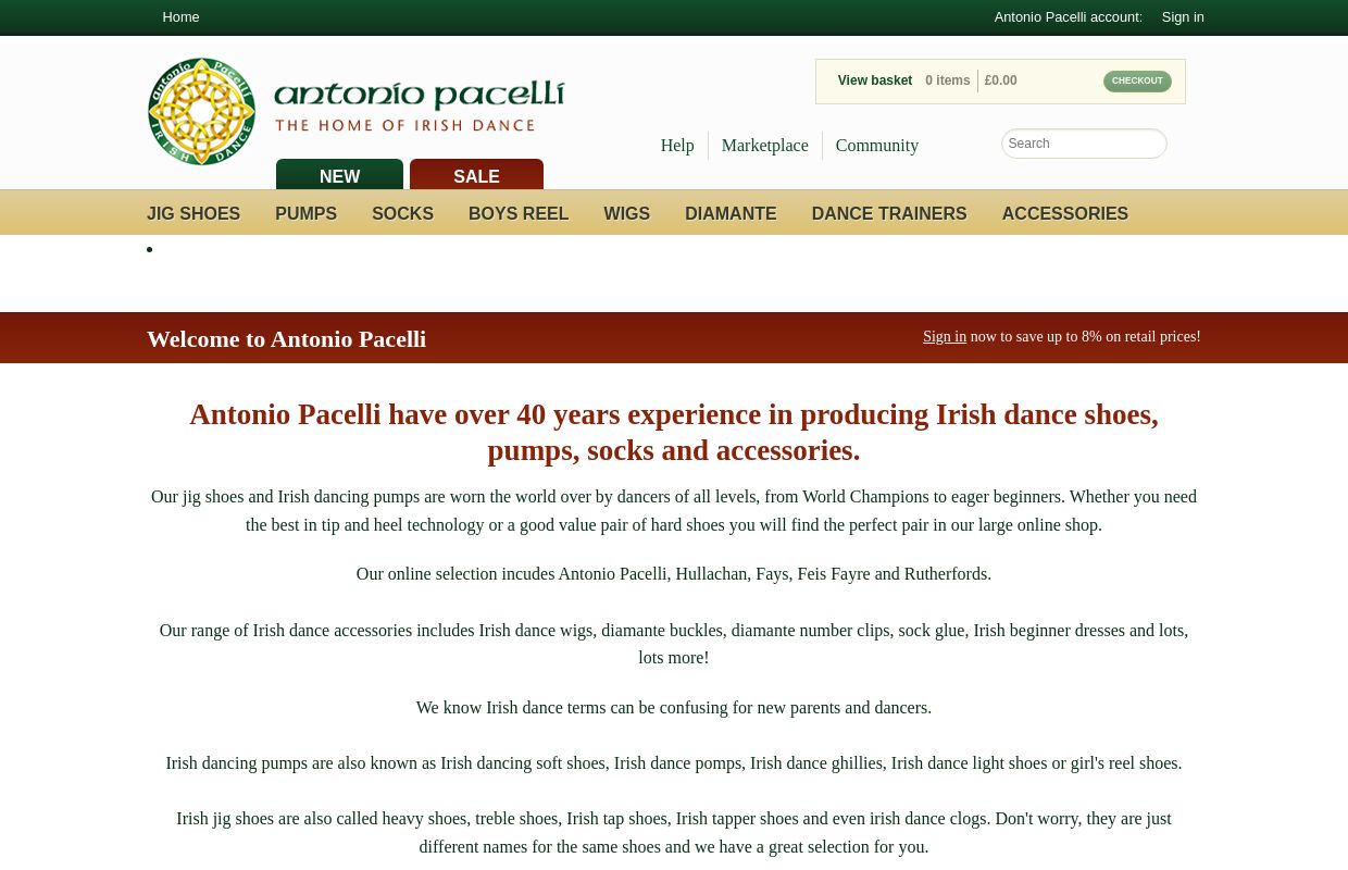 The home of Irish Dancing - Antonio Pacelli
