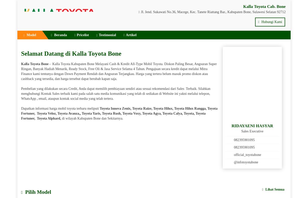 Kalla Toyota Bone - Lets Go Beyond