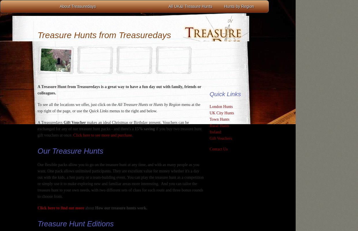 Treasure Hunts - from Treasuredays