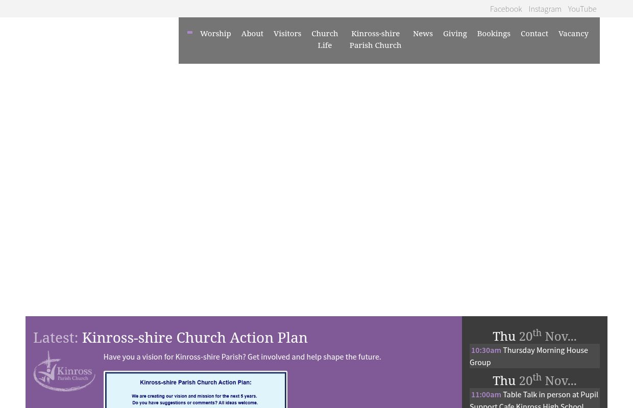 Welcome :: Kinross Parish Church