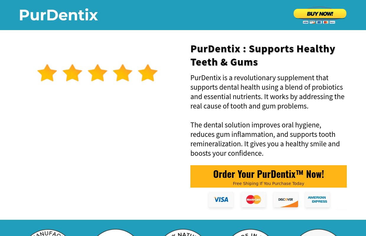 PurDentix™ (Official) #1 Teeth & Gums Support