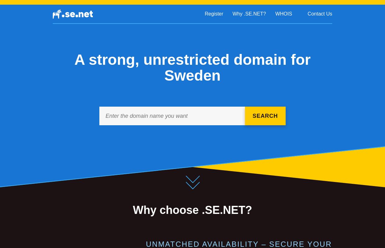.SE.NET | A Flexible Domain for the Swedish Market