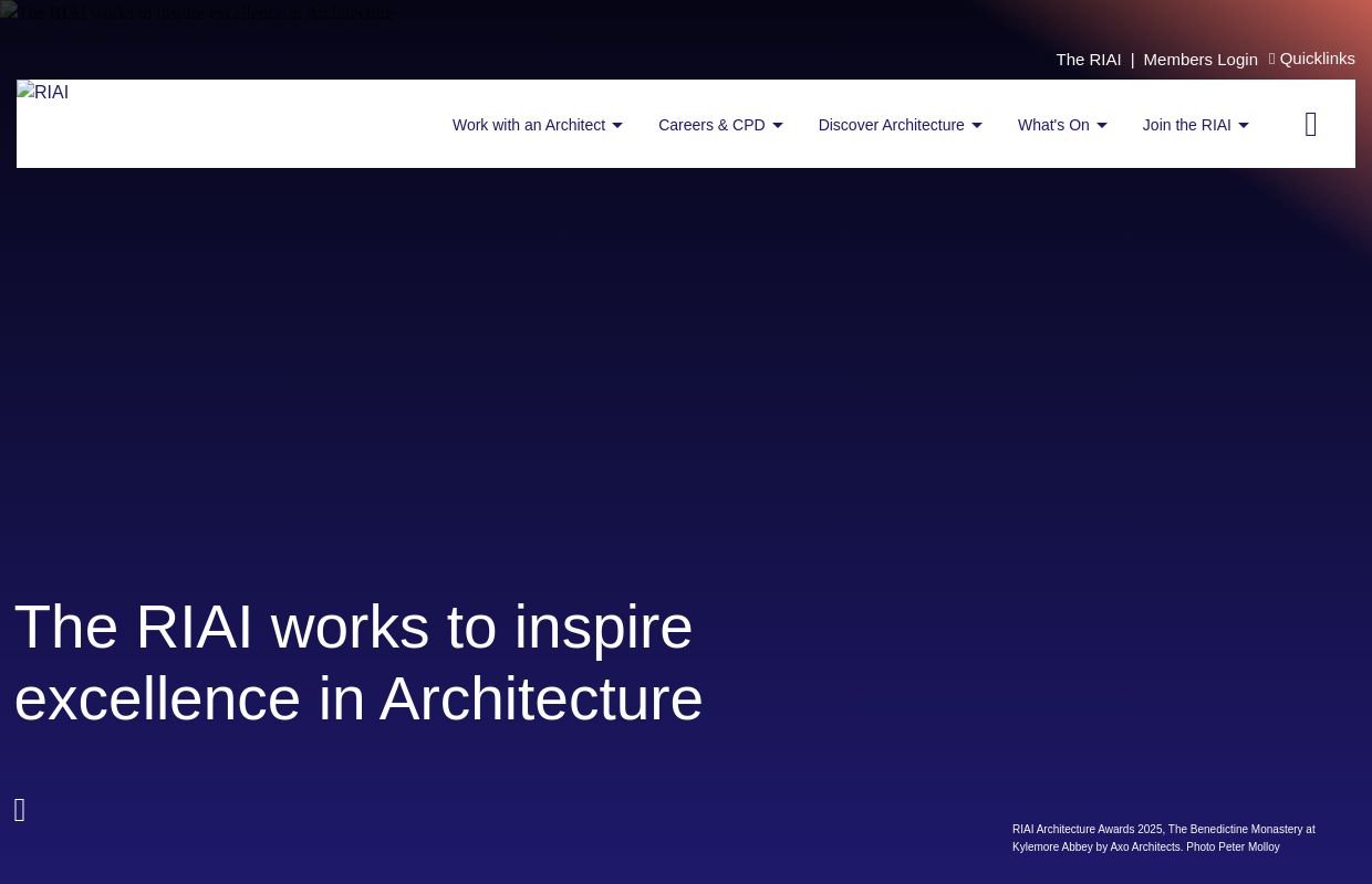 
        
        
        RIAI.ie (The Royal Institute of the Architects of Ireland)
      