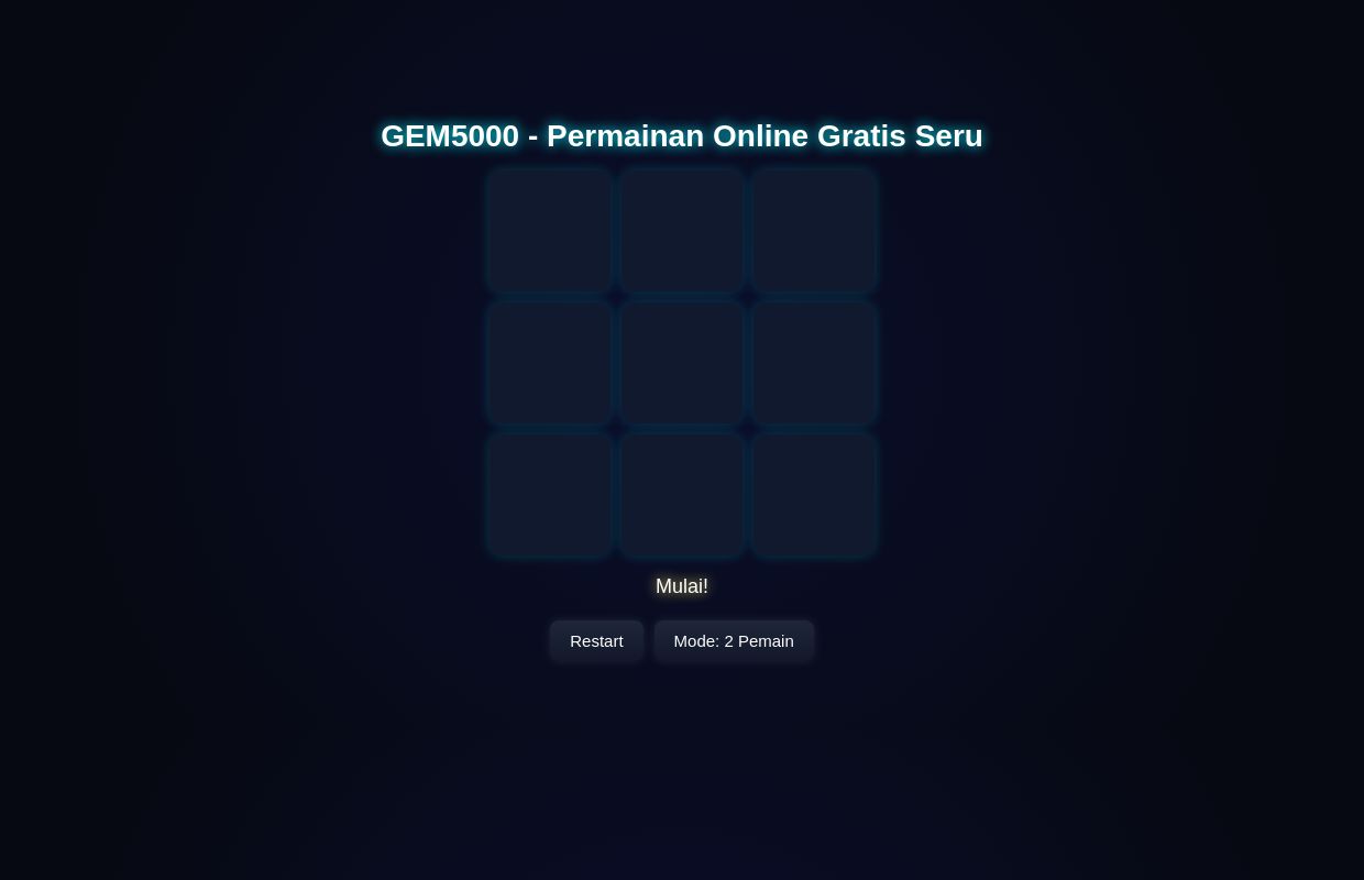 GEM5000 | Permainan Online Gratis Seru & Menyenangkan