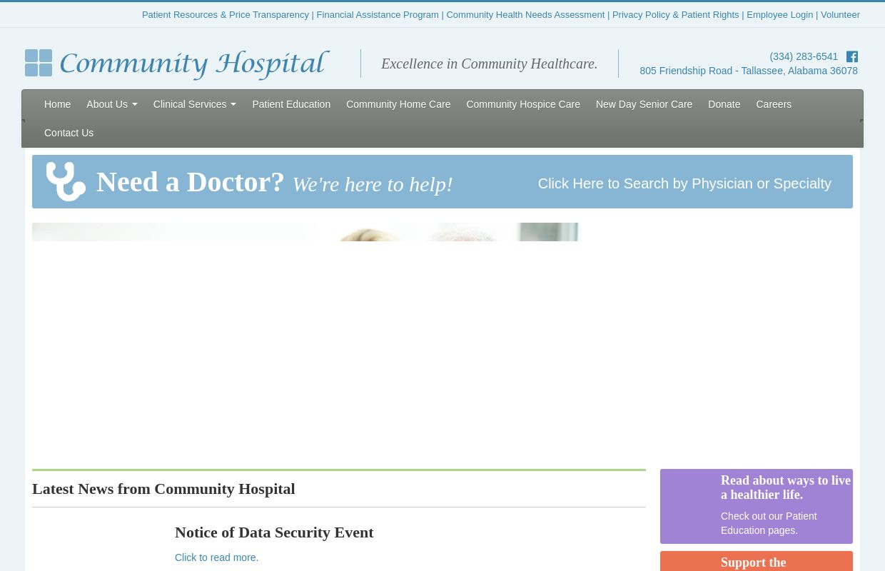 Community Hospital - Excellence in Community Healthcare