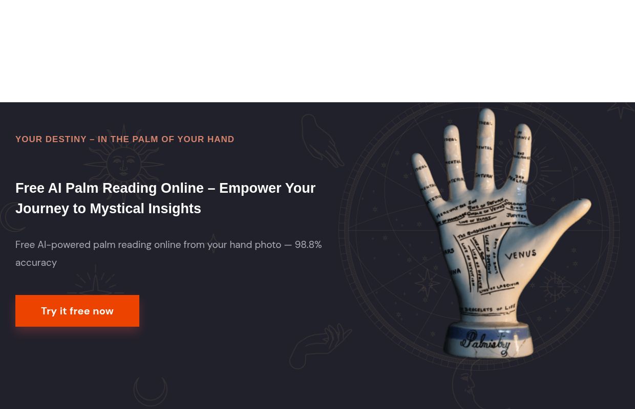 Free Palm Reading Online. | AI Palmistry Scanner