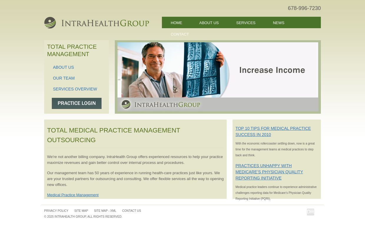 Medical Practice Management, Health Care Consulting Services | IntraHealth Group