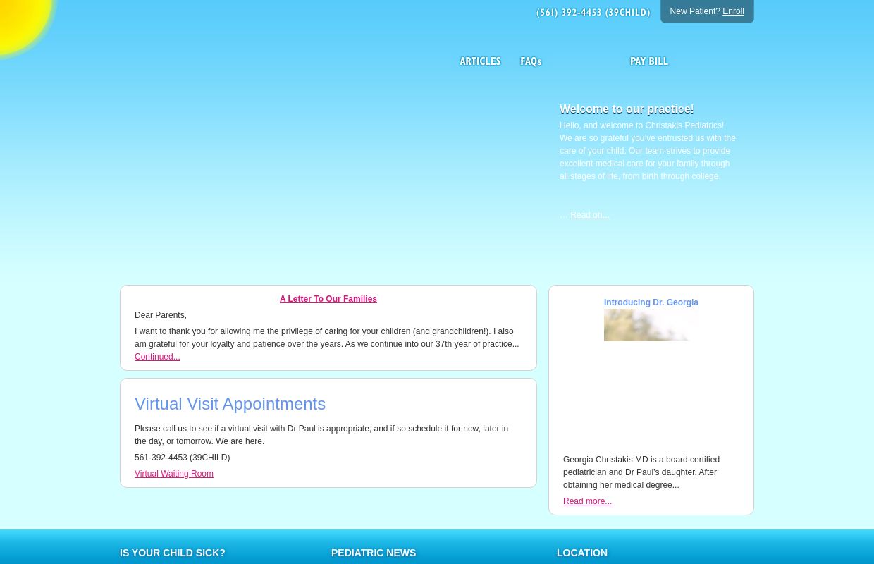 Dr Paul Christakis Pediatrician - Christakis Pediatrics