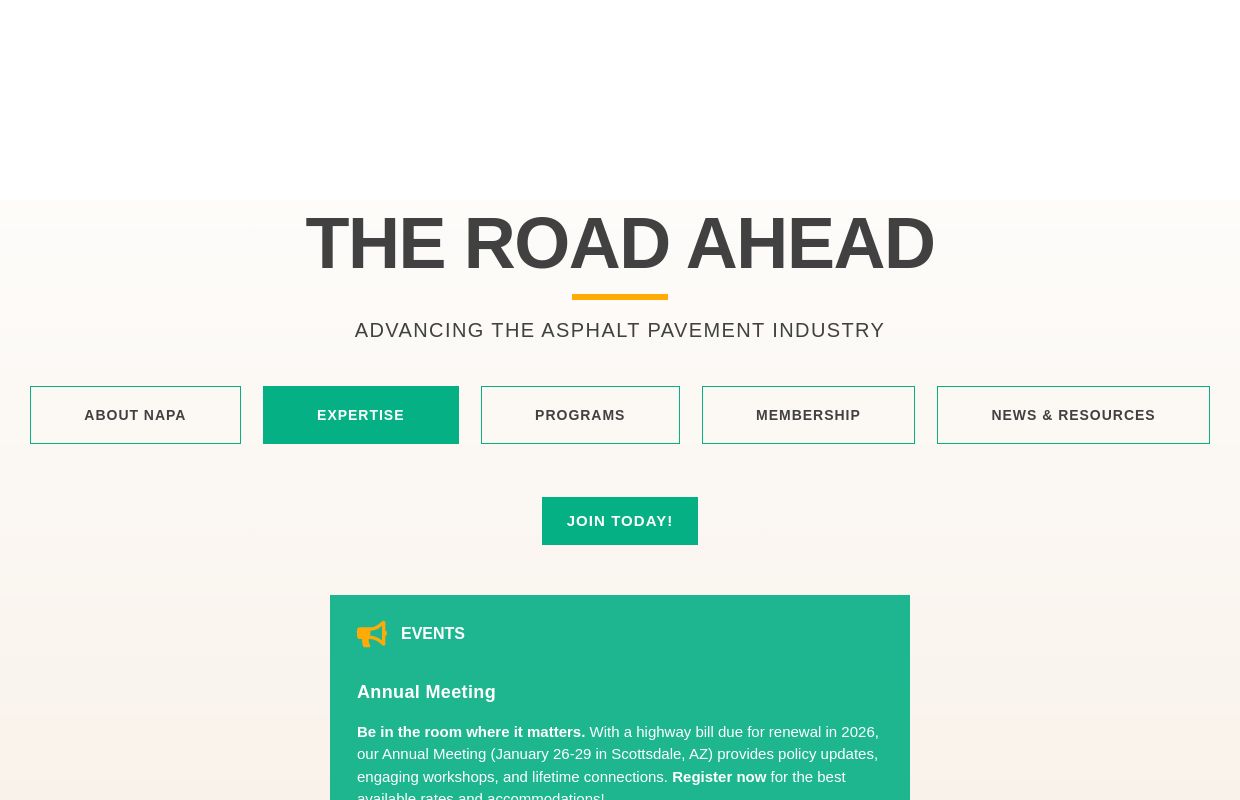 National Asphalt Pavement Association (NAPA) - National Asphalt Pavement Association