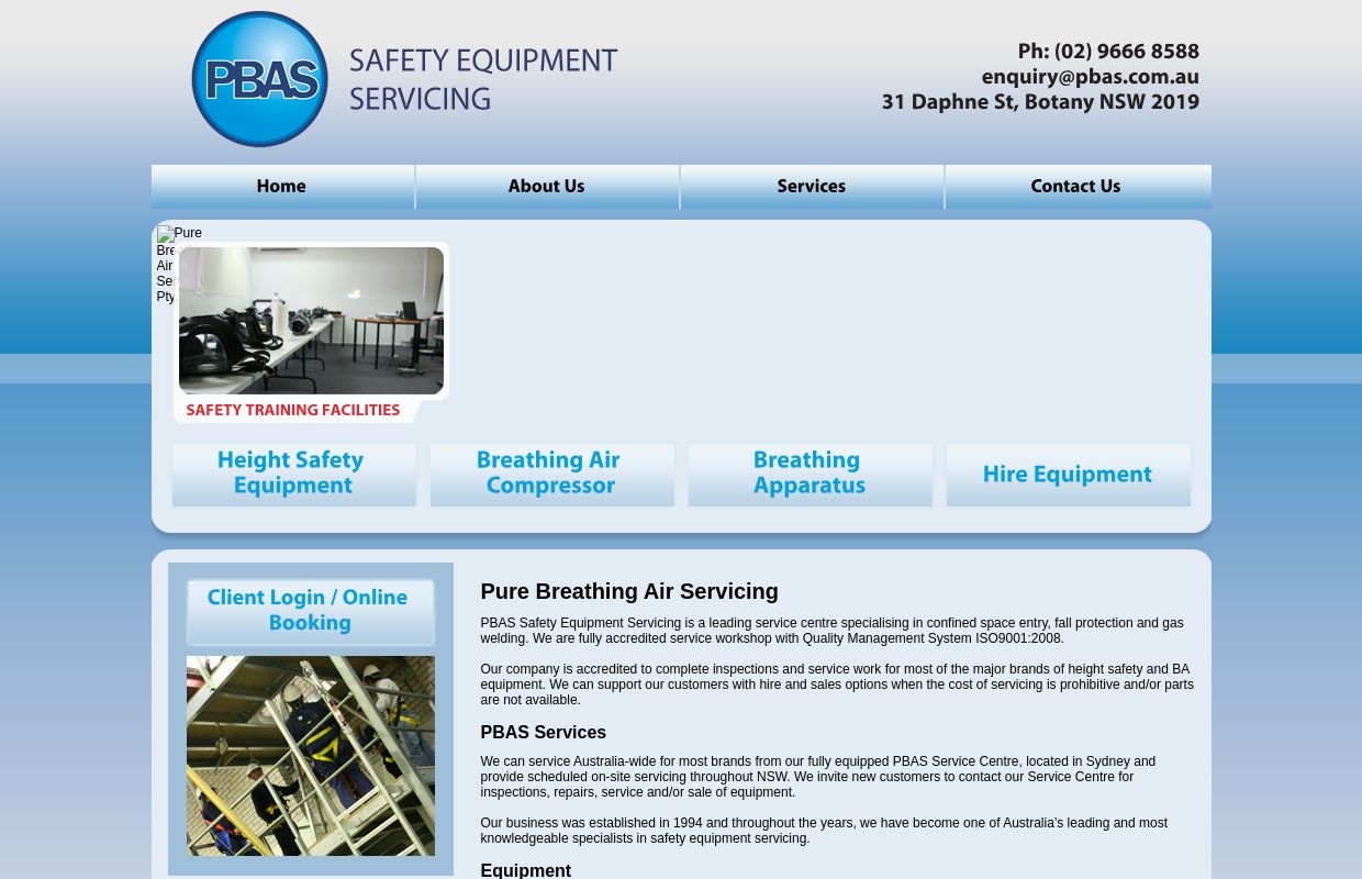 PBAS - Pure Breathing Air Servicing