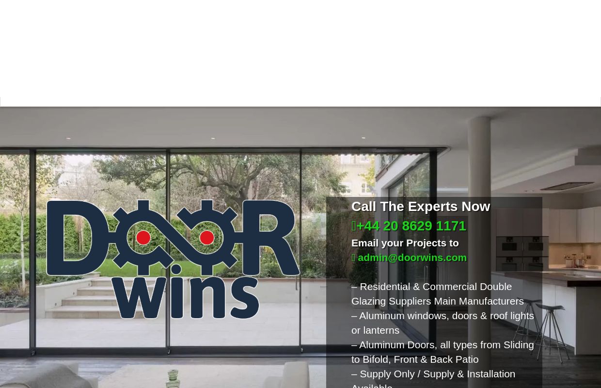 Aluminium windows and doors companies | Manufacturers & Suppliers of London