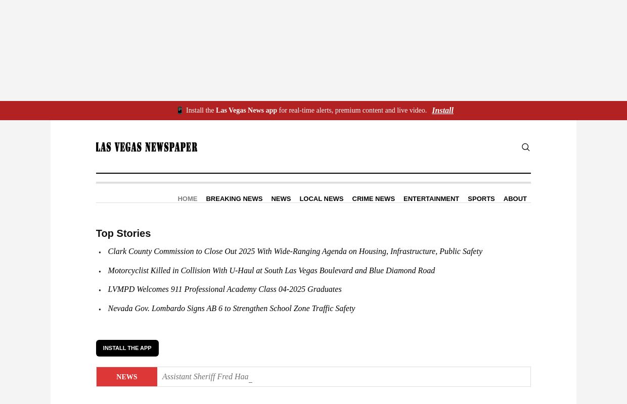 Las Vegas News — Breaking Local News & Headlines