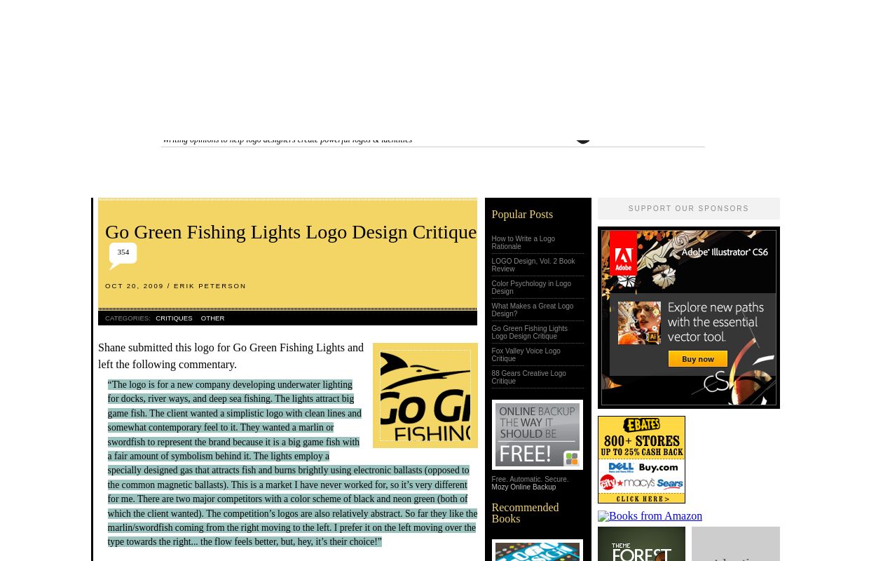 Writing opinions to help logo designers create powerful logos, brands & identities - Free Logo Critiques