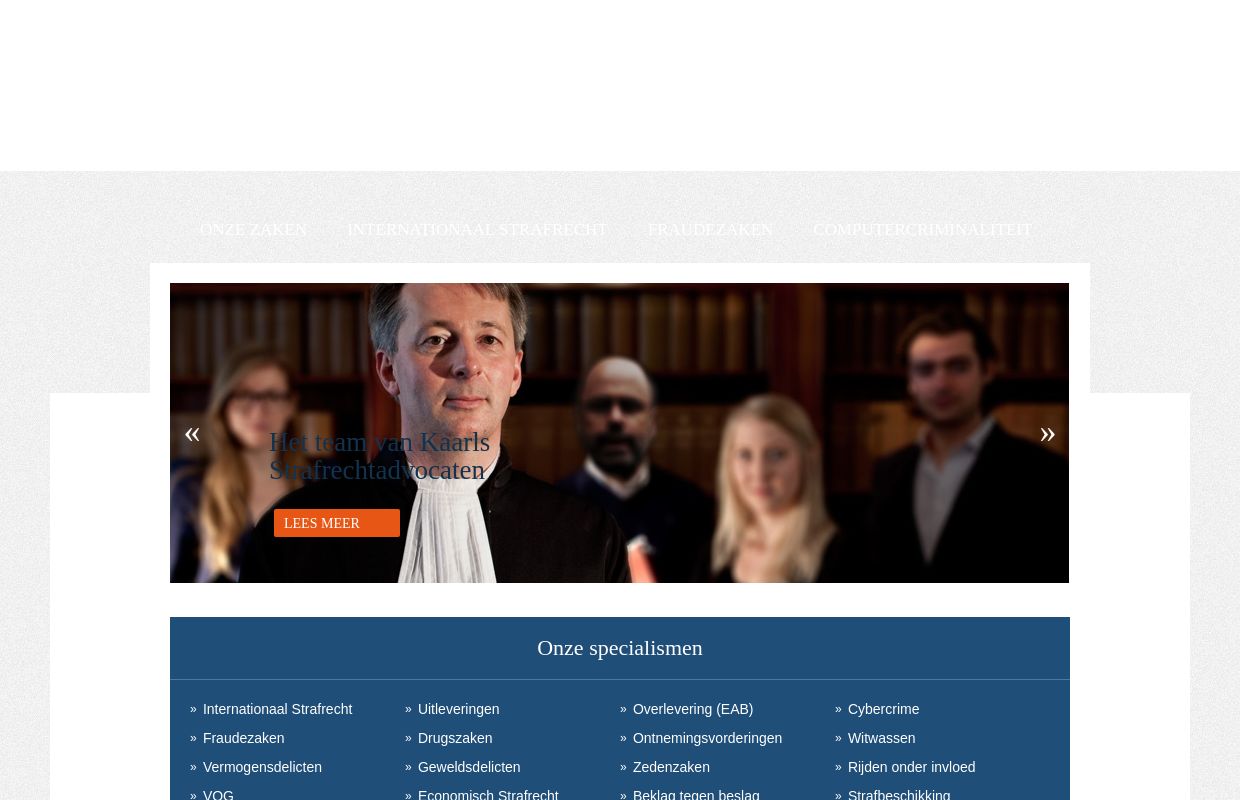 Strafrechtadvocaten Kaarls uit Den Haag strafrechtadvocaat | Kaarls Strafrechtadvocaten