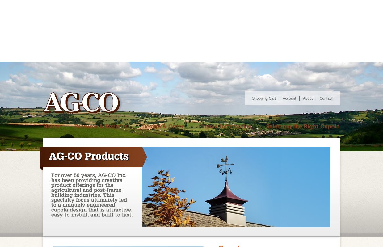 Cupolas | AG-CO Products