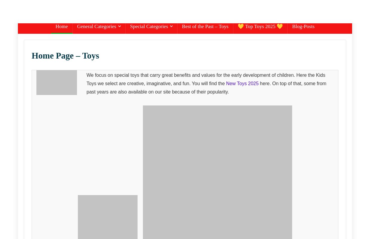 Toys for Children with Spirit of Joy - Top toys of the Year!