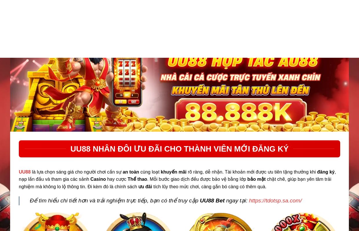 Uu88 🎁 Link An Toàn 2026 | Đăng Ký Nhận Thưởng Lớn