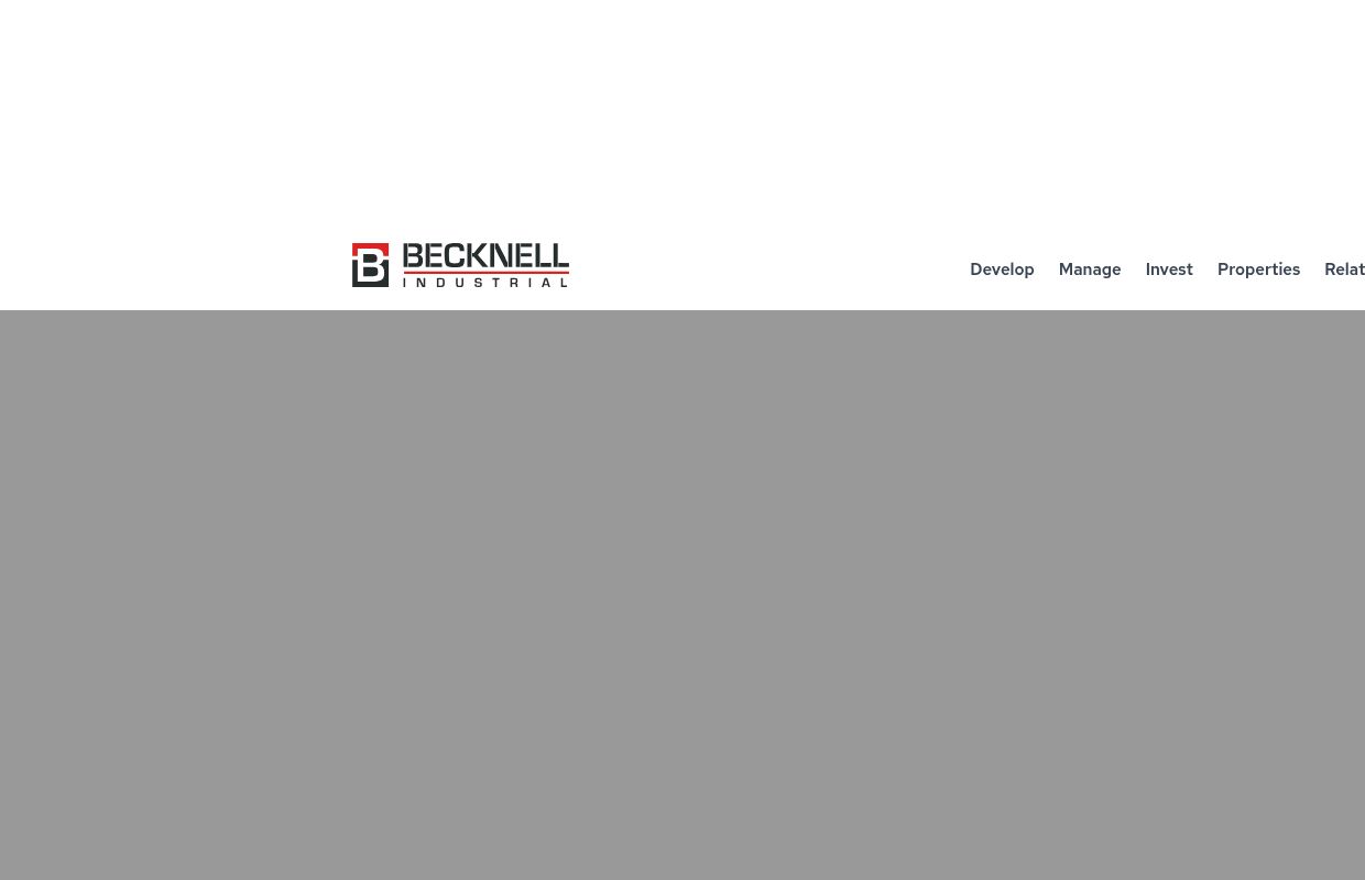 Becknell Industrial Real Estate Development