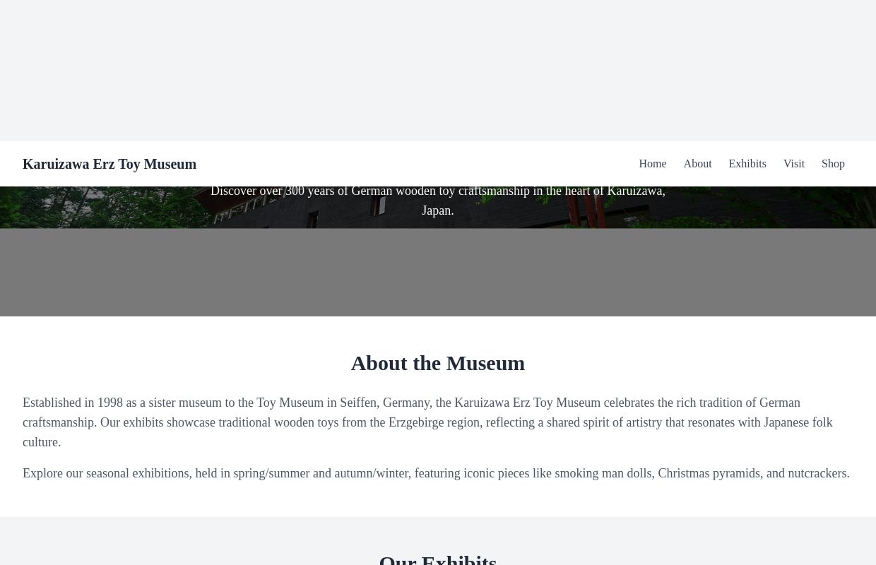 Karuizawa Erz Toy Museum - Explore German Craftsmanship