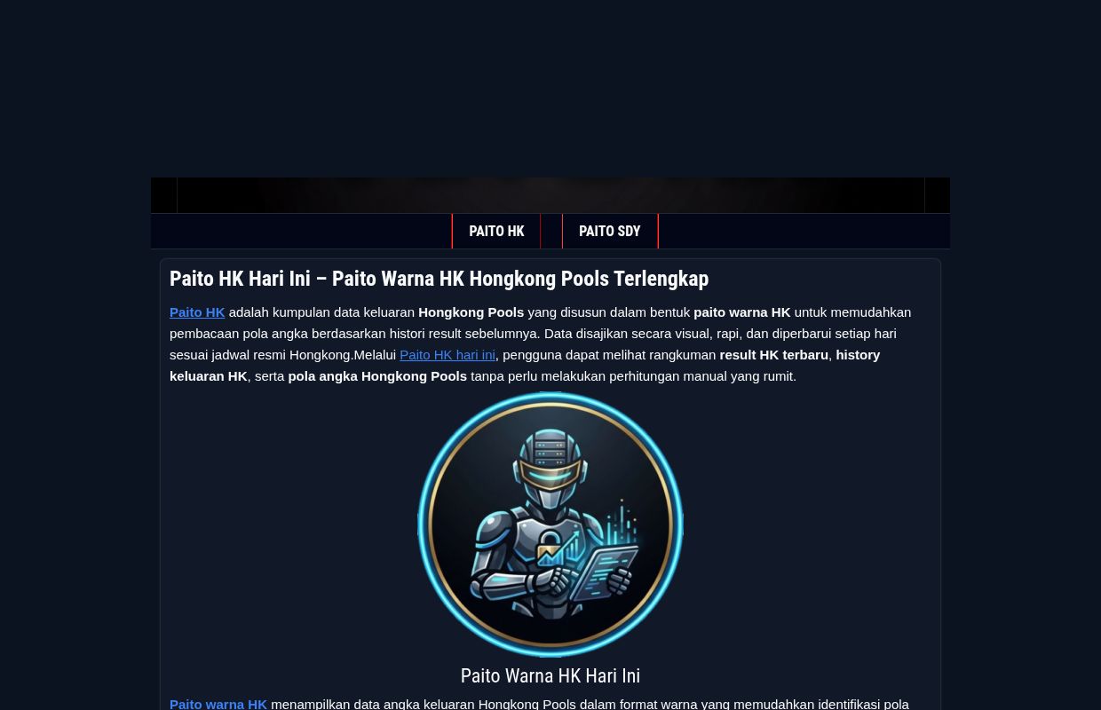 Paito HK Hari Ini – Paito Warna HK Hongkong Pools Terlengkap