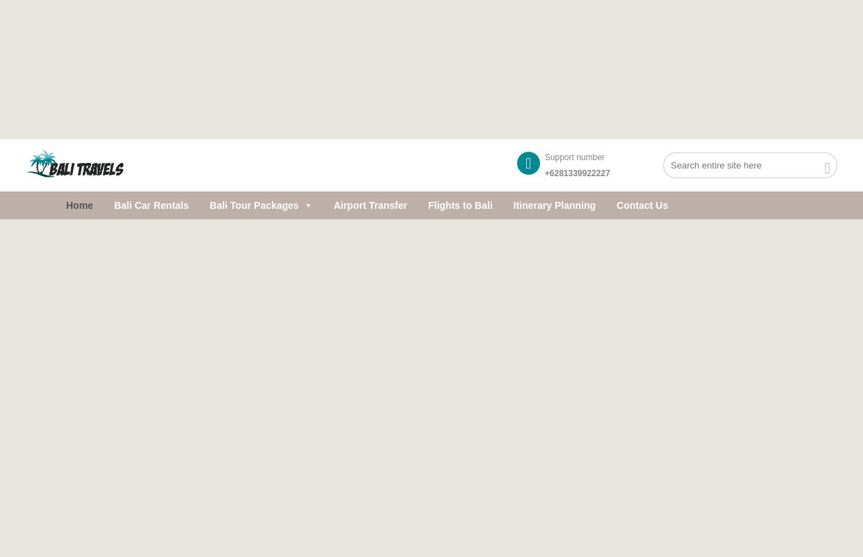 Bali car rental with driver — Private cars & English-speaking drivers | TheBaliTravels