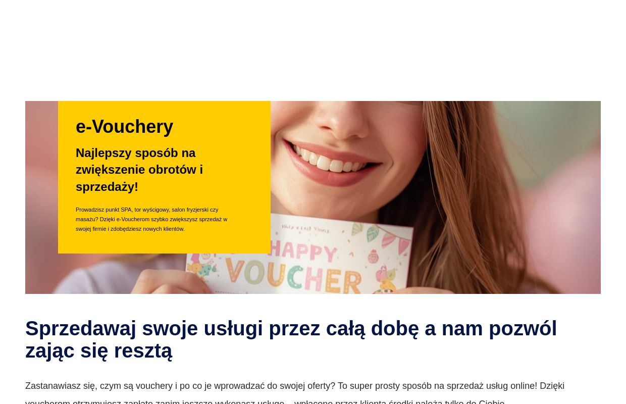 Voucher - sprzedawaj vouchery, kupony i zaproszenia