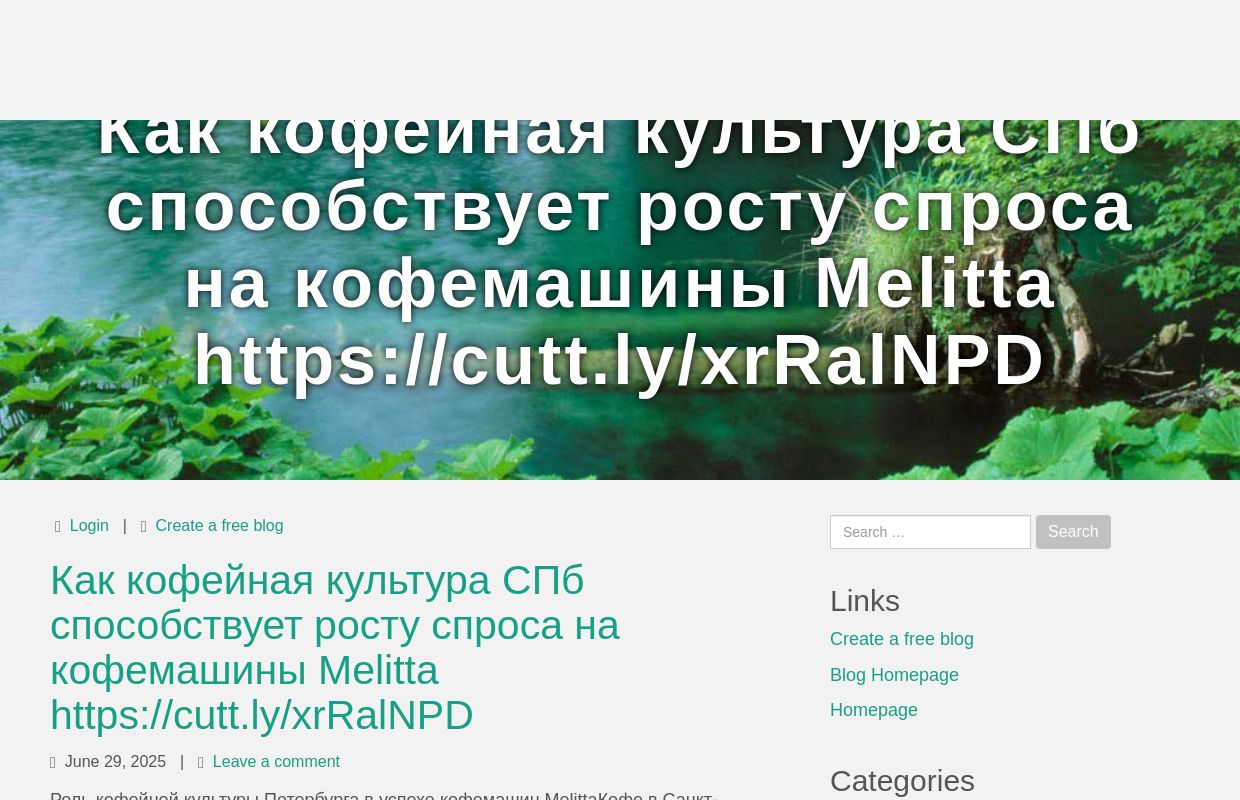 Как кофейная культура СПб способствует росту спроса на кофемашины Melitta https://cutt.ly/xrRalNPD - homepage