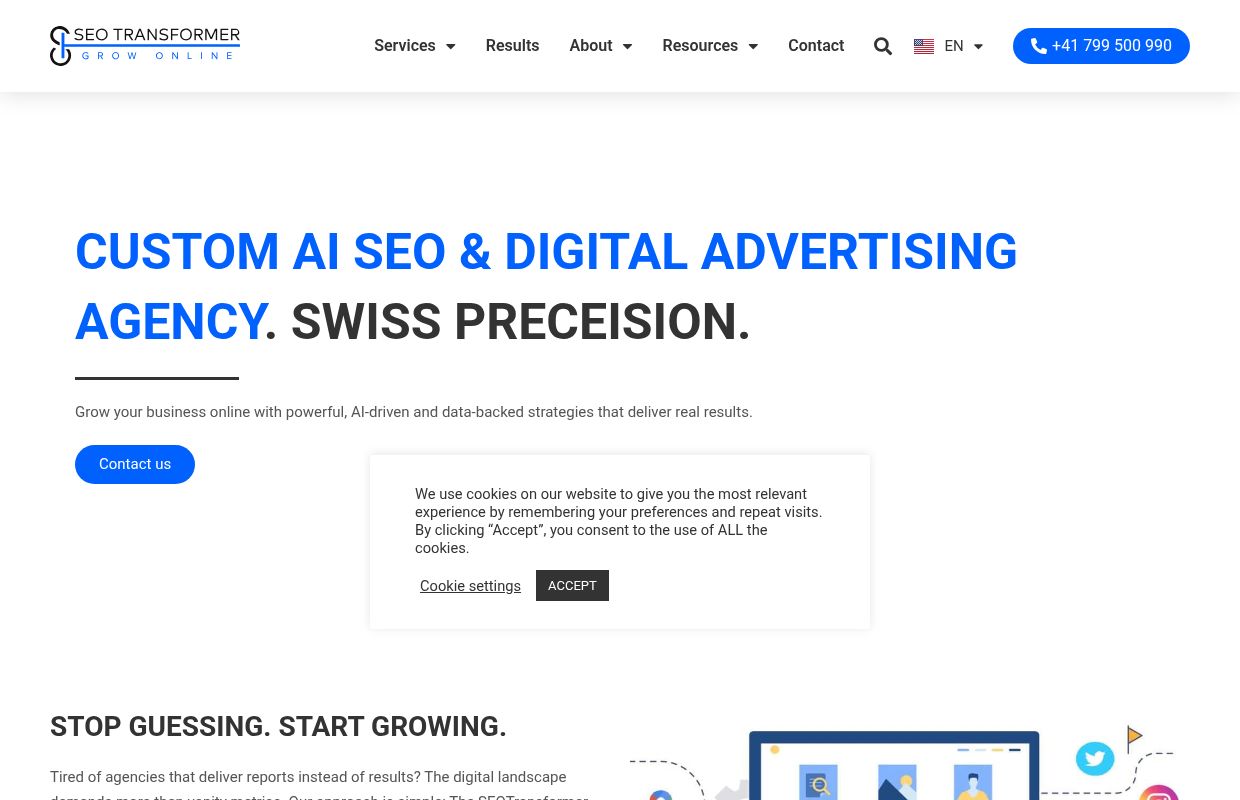 AI SEO & adverting Agency Switzerland | SEO Transformer