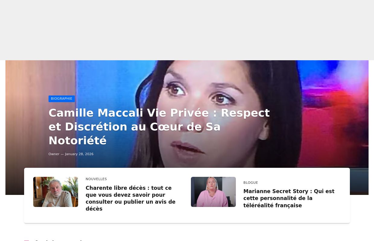 French Newz - Célébrités, Mode, Technologie et Affaires