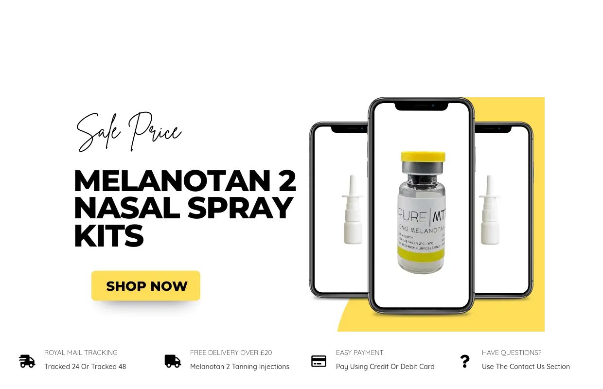 Buy Tanning Injections, Melanotan 2 & Tanning Nasal Spray