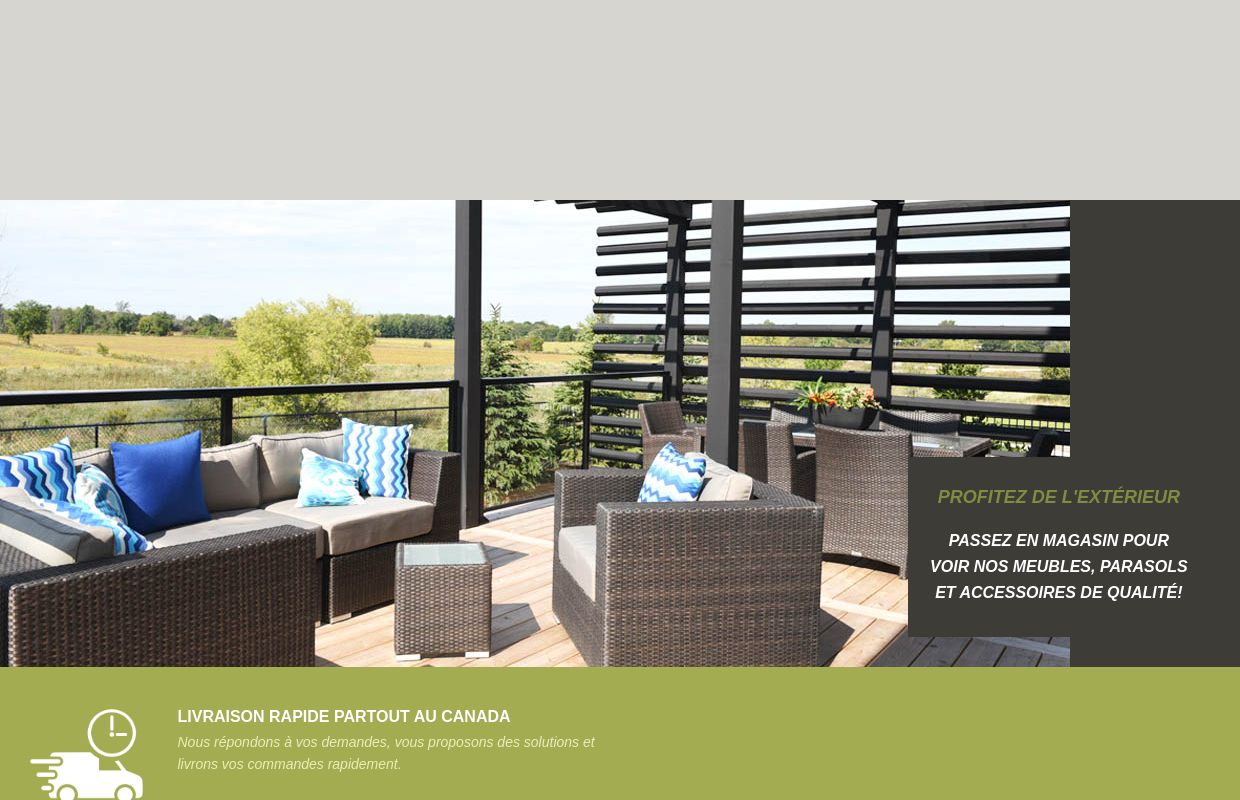 Meubles de jardin - Ensembles de tables, mobiliers et parasols patio | Ogni