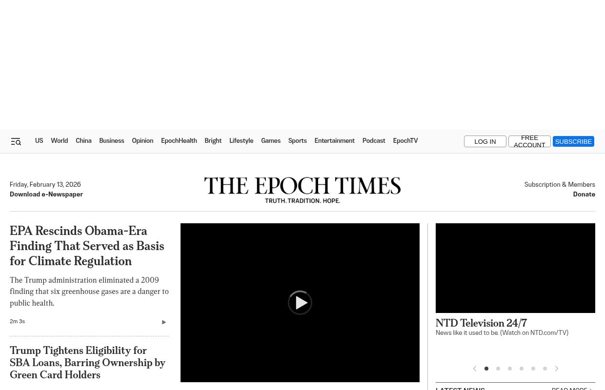 The Epoch Times | Breaking News, Latest News, World News and Videos