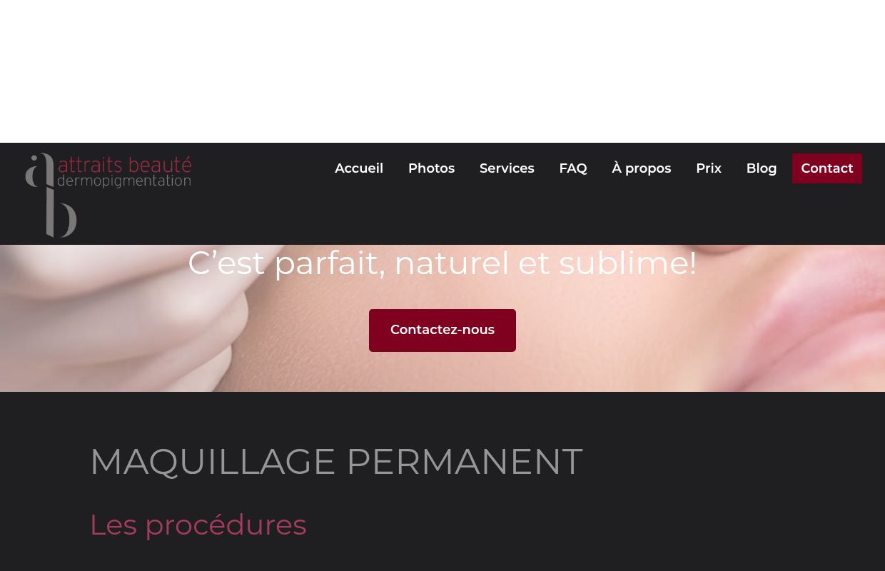 Artiste en maquillage permanent | Attraits Beauté